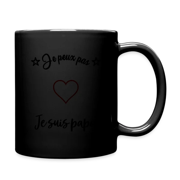 Cœur Papa : Je t'aime Super Papa sur Mug uni
