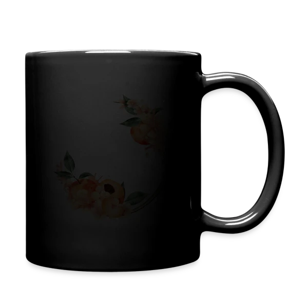 Pêche et Fleur en Couronne Tendance sur Mug uni
