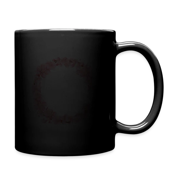 Couronne Florale Rosée : L'Éclat du Printemps sur Mug uni