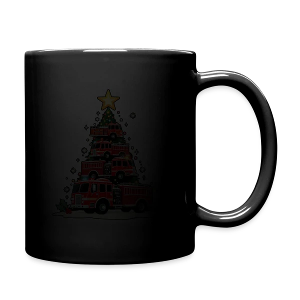 Camion de Pompiers Rigolo - Noël Enchanté sur Mug uni