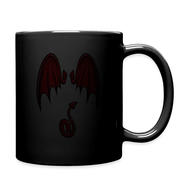 Ailes & Queue de Diable Cartoon sur Mug uni
