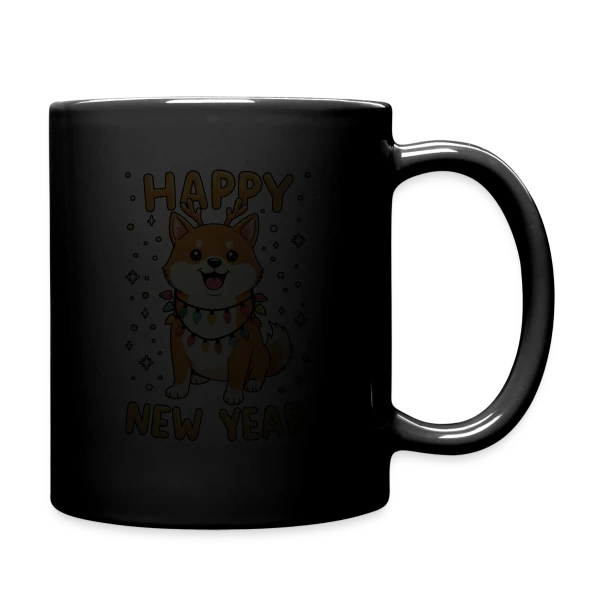 Shiba Inu Lumières de Noël - Fêtes de Fin d'Année sur Mug uni