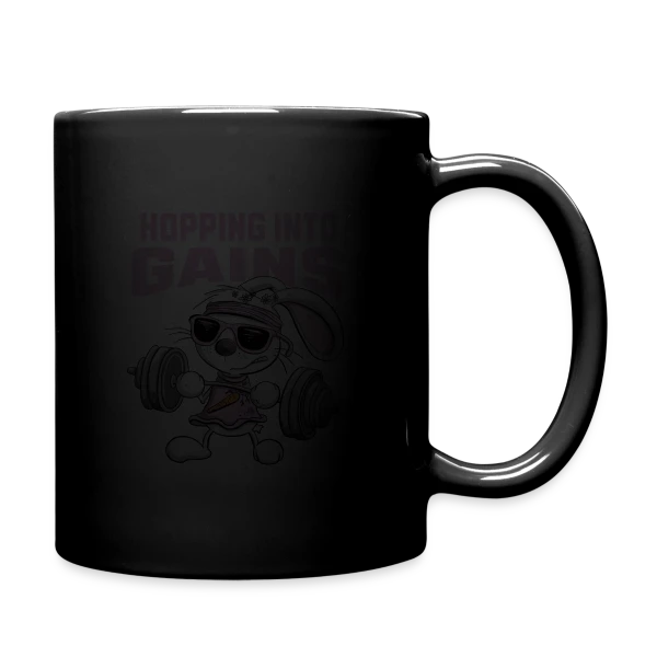 Lapin Musculation - Puissance Carottes sur Mug uni