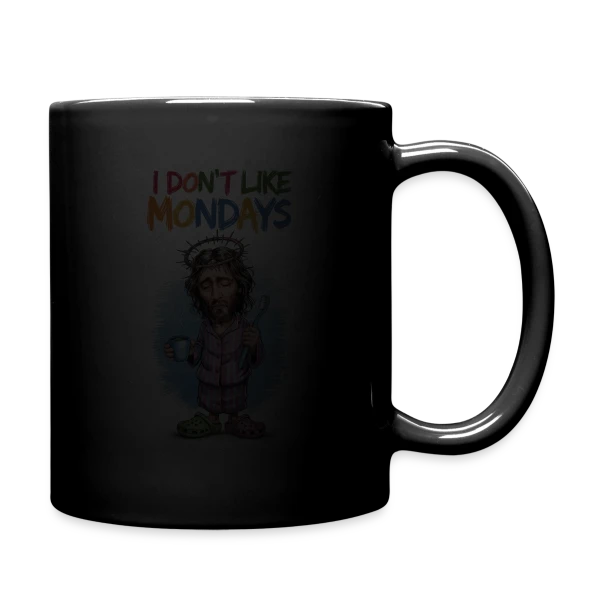 Jésus N'Aime Pas les Lundis sur Mug uni