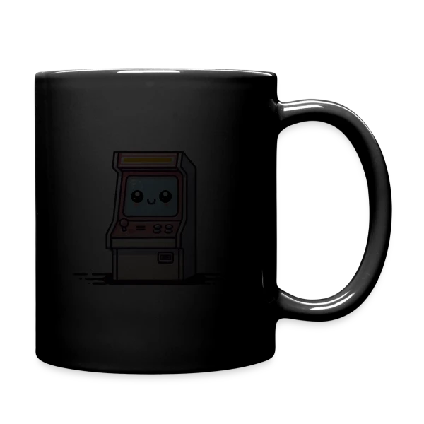 Borne d'Arcade Kawaii : Sourire Rétro Gaming sur Mug uni