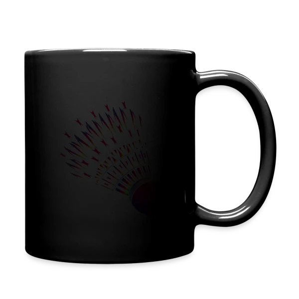 Volant de Badminton Vibrant sur Mug uni