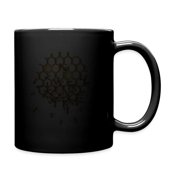 Nid d'Abeille Géométrique : Nature & Harmonie sur Mug uni