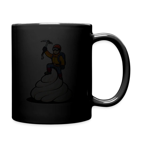 L'Alpiniste: Conquête des Sommets sur Mug uni