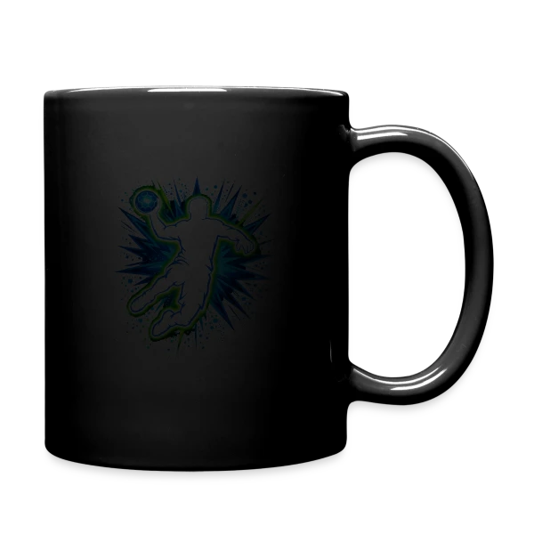 Motif Abstrait Géométrique Coloré sur Mug uni