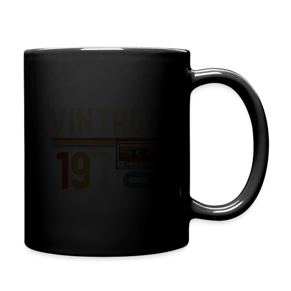 Vintage 1970 Cassette Rétro sur Mug uni
