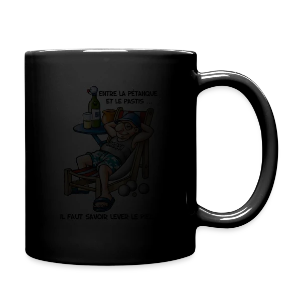 Entre la Pétanque et l'Apéro sur Mug uni