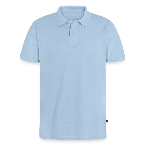Maquette de Polo bio Premium Homme à personnaliser