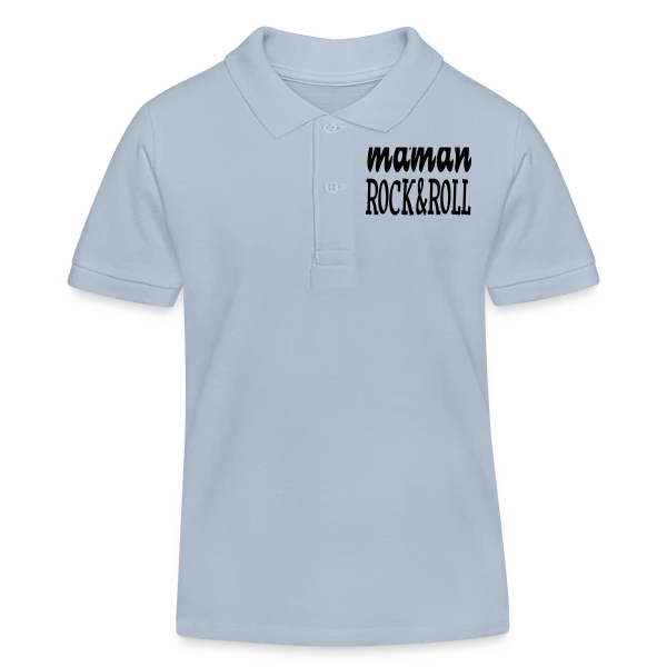 Maman Rock'n'Roll sur Polo enfant bio Stanley/Stella