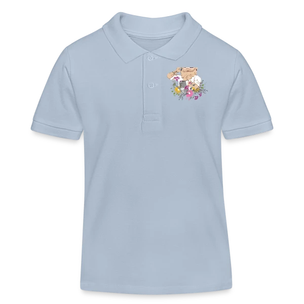 Jardinier Hipster sur Polo enfant bio Stanley/Stella