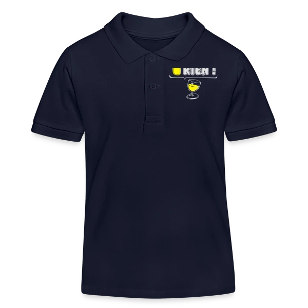 Un Jaune ou Rien sur Polo enfant bio Stanley/Stella