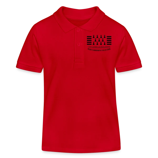 Papa Breton Authentique sur Polo enfant bio Stanley/Stella
