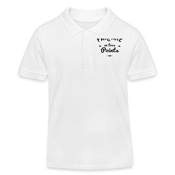 PARFAITE EN TOUS POINTS sur Polo enfant bio Stanley/Stella
