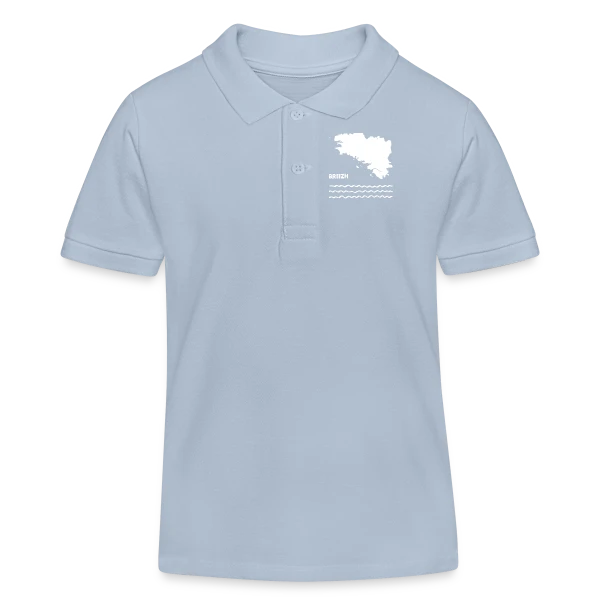 Breizh Soleil Mer sur Polo enfant bio Stanley/Stella