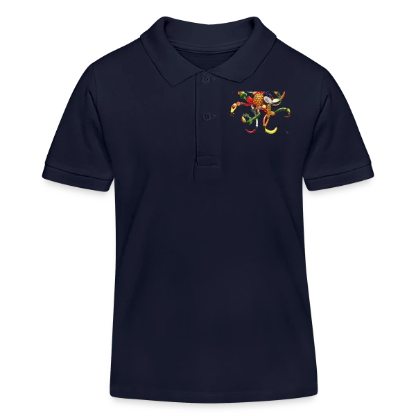 Pulpi Frutti : Saveur Marine Originale sur Polo enfant bio Stanley/Stella