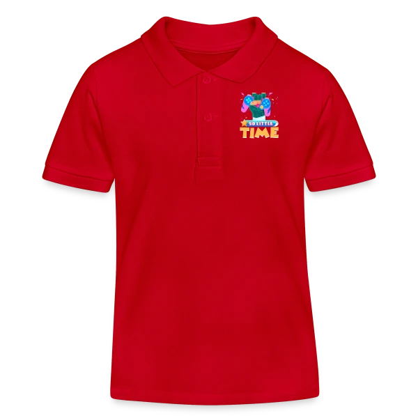 Style Gaming Rétro sur Polo enfant bio Stanley/Stella