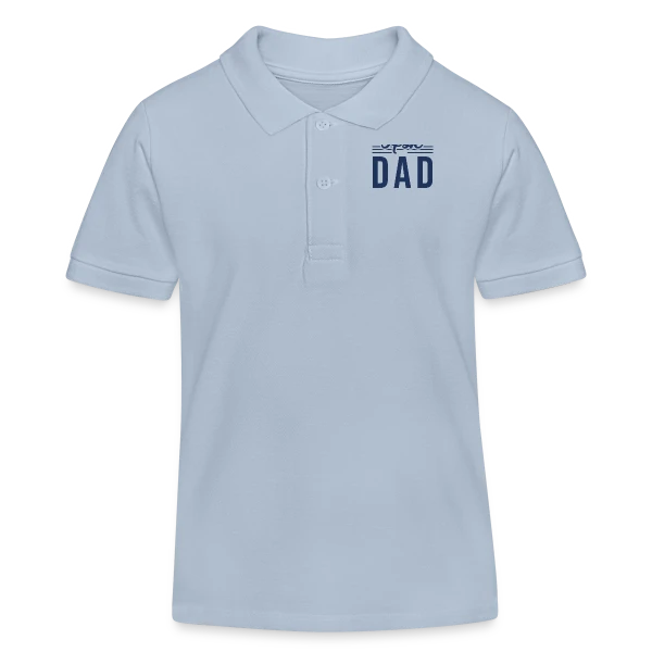 Design Original Fête des Pères - Pour l'Amour de Papa sur Polo enfant bio Stanley/Stella