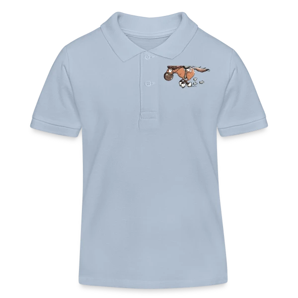 Galop Sauvage sur Polo enfant bio Stanley/Stella