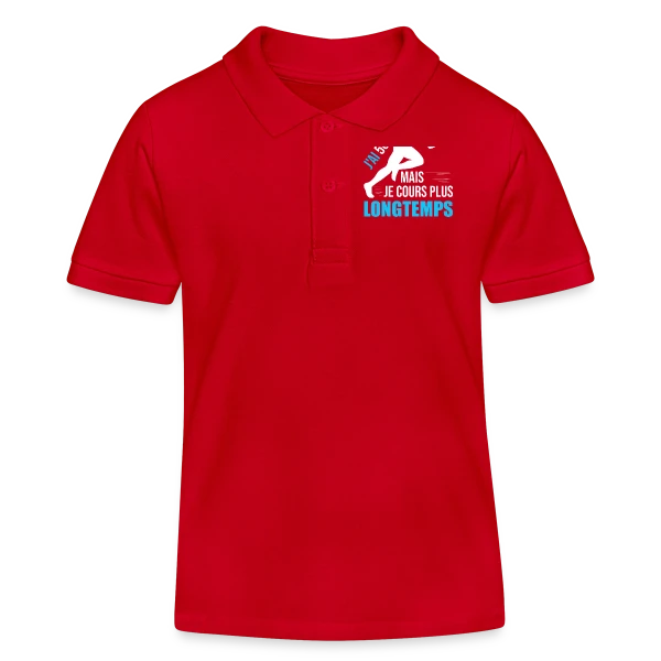 Coureur 50 Ans - Running Papa Papi Toujours en Forme sur Polo enfant bio Stanley/Stella