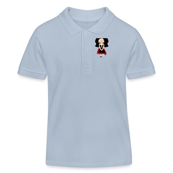 Alsacienne Traditionnelle Joyeuse sur Polo enfant bio Stanley/Stella