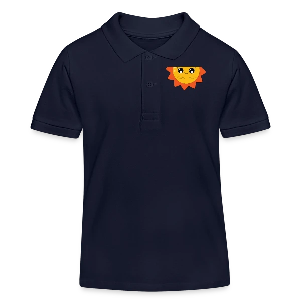 Rayon de Soleil Éclatant sur Polo enfant bio Stanley/Stella
