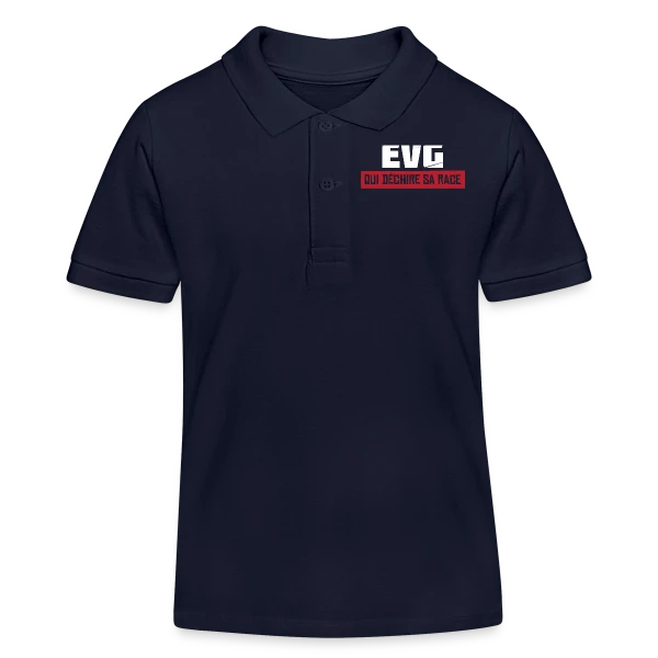 Brigade EVG Qui Déchire sur Polo enfant bio Stanley/Stella