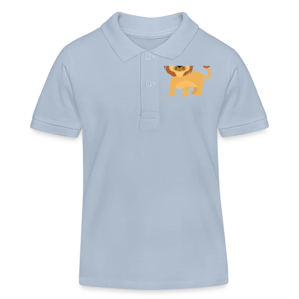 Petit Lion Mignon sur Polo enfant bio Stanley/Stella