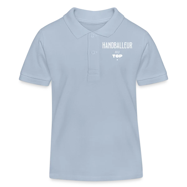 L'As du Handball sur Polo enfant bio Stanley/Stella