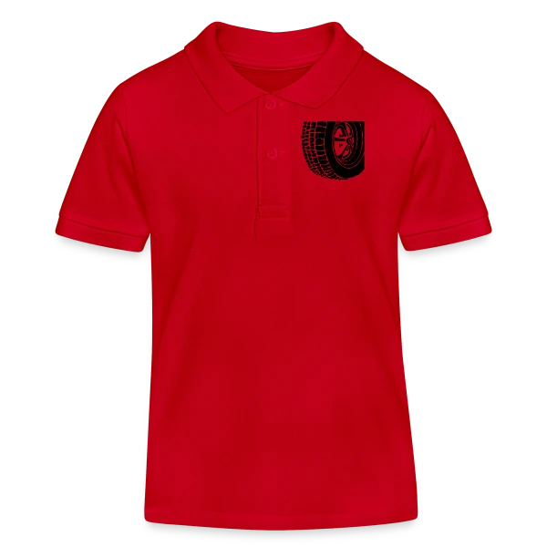 Pneu Rétro Oldschool sur Polo enfant bio Stanley/Stella