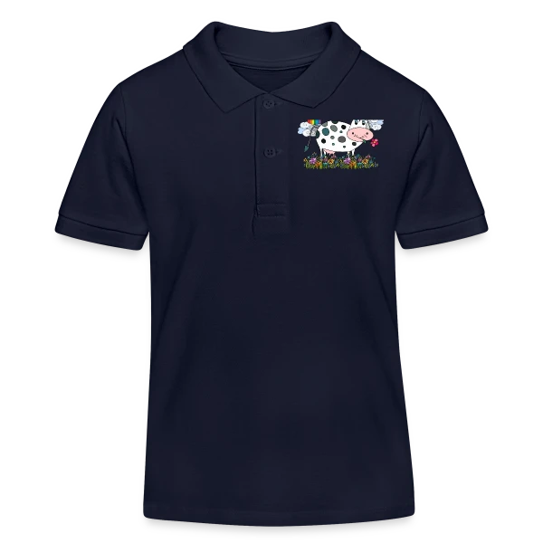 La Vache Coquette sur Polo enfant bio Stanley/Stella