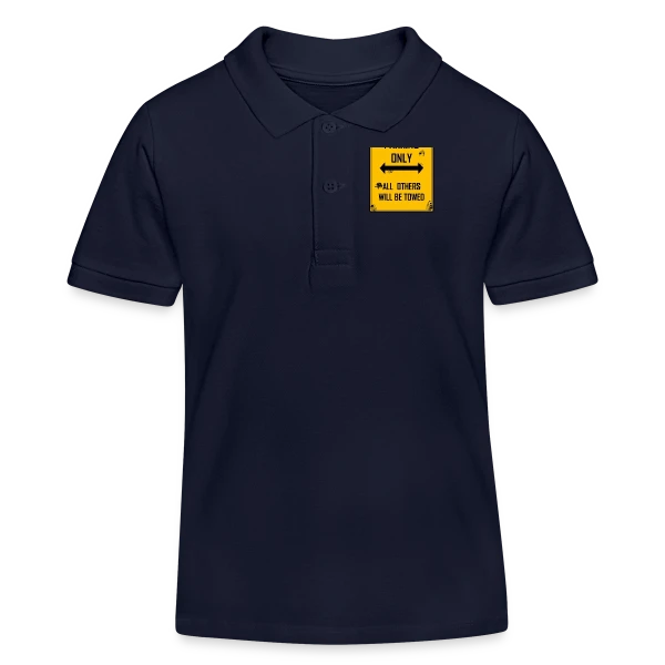 Alsacien Parking Only sur Polo enfant bio Stanley/Stella