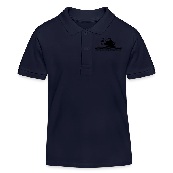 Lyon Fleuves & Beaujolais sur Polo enfant bio Stanley/Stella