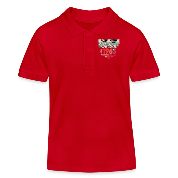 Vintage Depuis 1965 : L'Année de Votre Légende sur Polo enfant bio Stanley/Stella