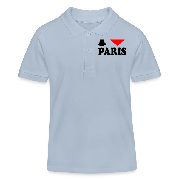 J'aime Paris Classique sur Polo enfant bio Stanley/Stella