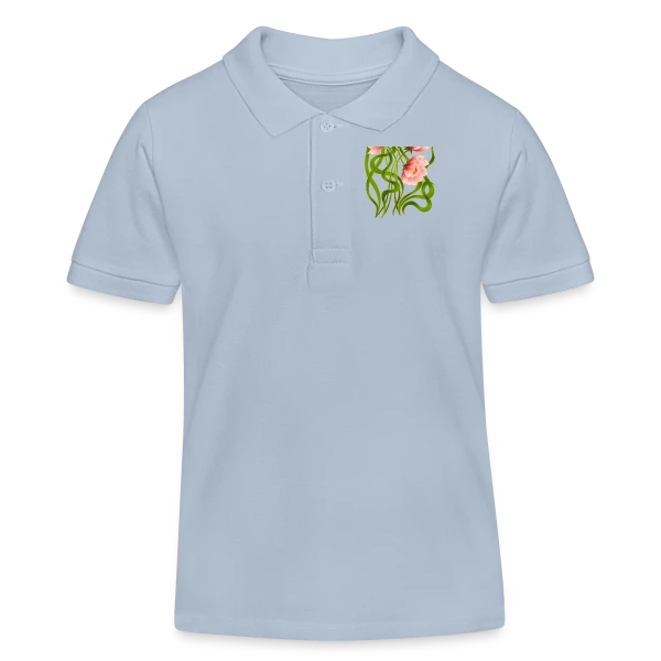Éclat Floral sur Polo enfant bio Stanley/Stella