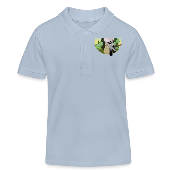 L'Oiseau Libre sur Polo enfant bio Stanley/Stella
