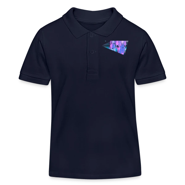 Couple Anime Vaporwave Mélancolie Esthétique sur Polo enfant bio Stanley/Stella