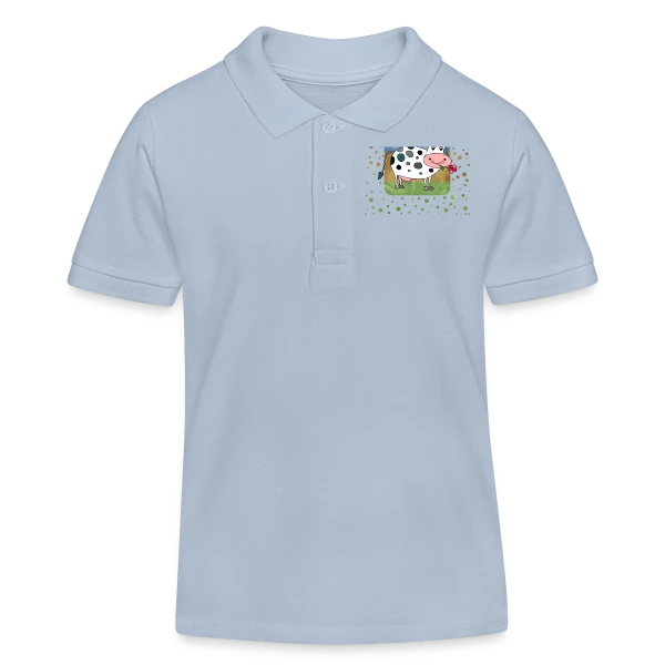 La Vache Joyeuse sur Polo enfant bio Stanley/Stella