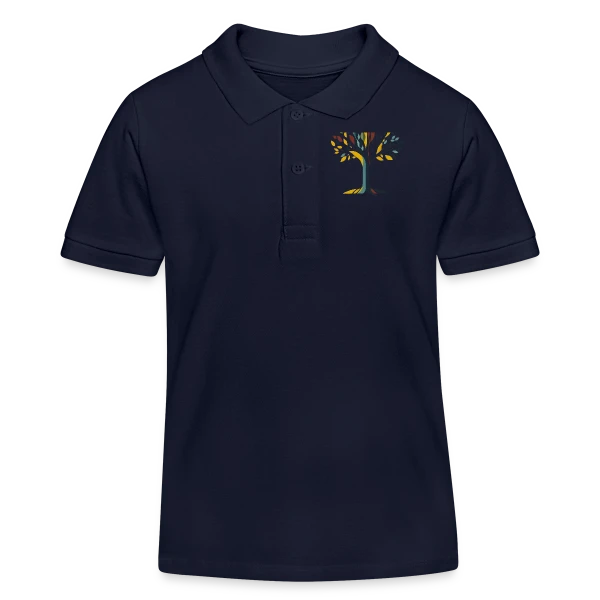 Arbre Style Mid-Century Modern sur Polo enfant bio Stanley/Stella