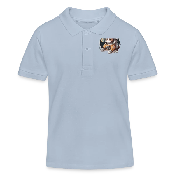 Chat Cosmonaute Aventure Spatiale sur Polo enfant bio Stanley/Stella