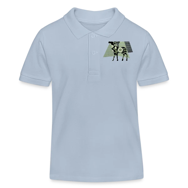 Cerf Majestueux sur Polo enfant bio Stanley/Stella