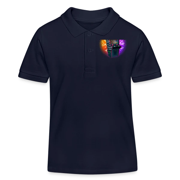 Gauntlet Pixel Art : T-shirt Arcade Rétro Gaming Emblématique sur Polo enfant bio Stanley/Stella