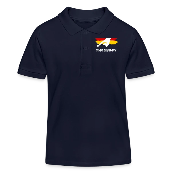Équipe de Handball Allemagne : Passion Germanique sur Polo enfant bio Stanley/Stella