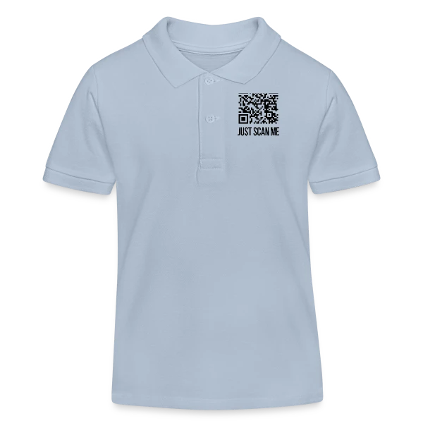 QR Code Motivation: Scanne-moi ! sur Polo enfant bio Stanley/Stella