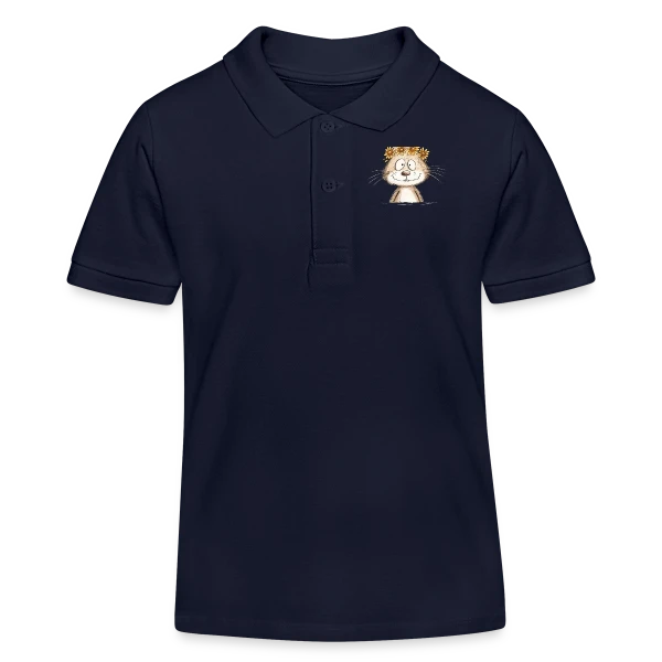 Lapin Rigolo Couronne Fleurs sur Polo enfant bio Stanley/Stella