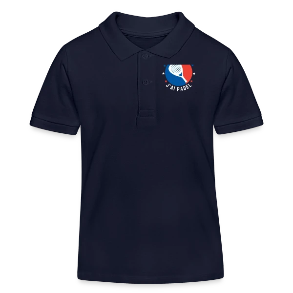 J'Peux Pas, J'ai Padel : Humour de Padeliste sur Polo enfant bio Stanley/Stella